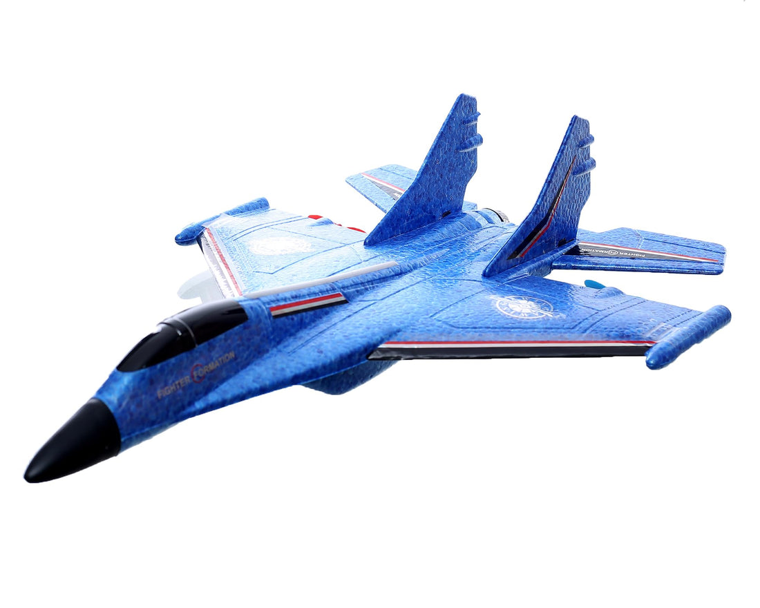 Minsa Remote Control Drone Toy with Controller Rechargeable Flying Aircraft for Kids -Multicolor