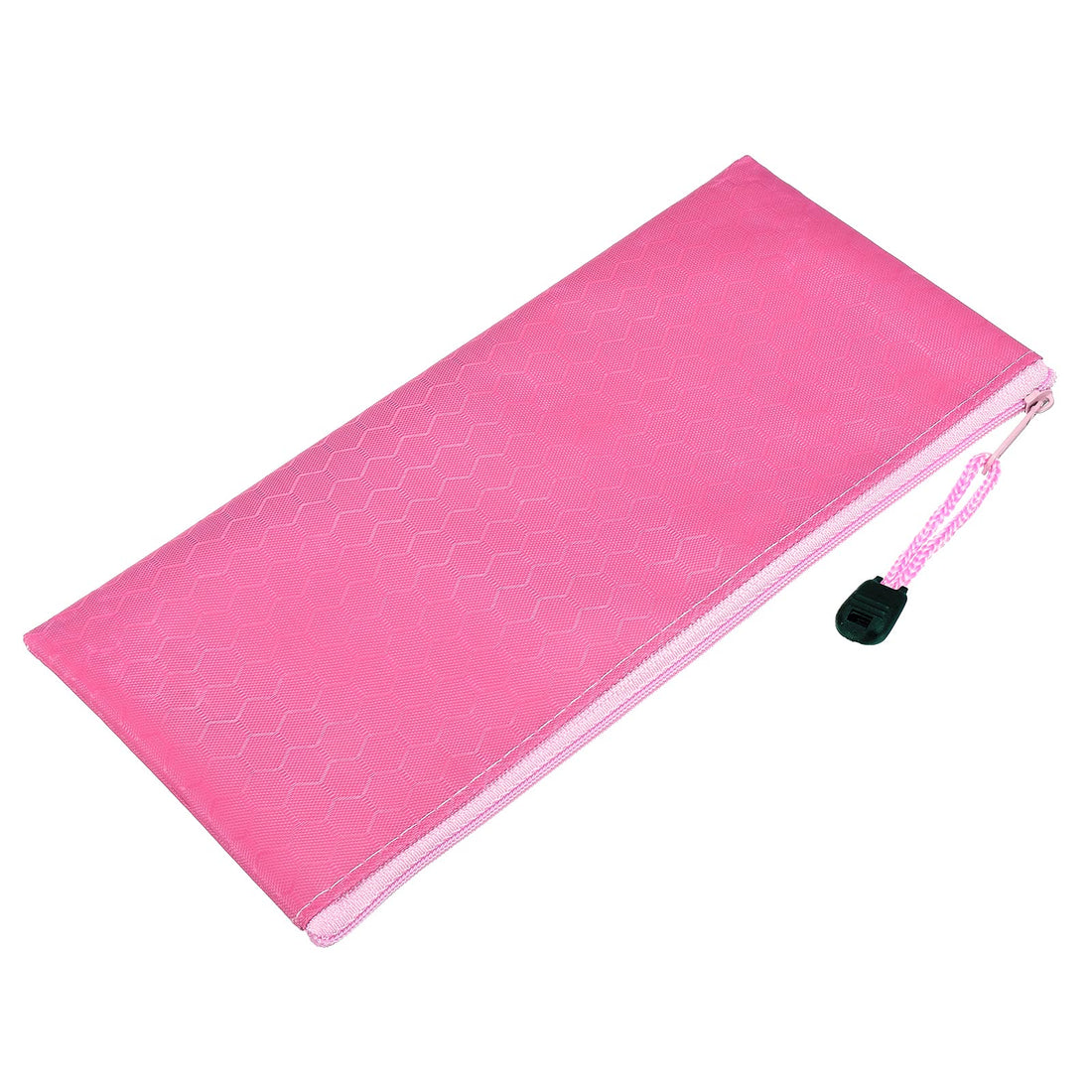 PATIKIL Waterproof Zipper File Bags, 5 Pack A6 Size Document Pocket Storage Organizer Pouch for Travel Office Supply, Pink
