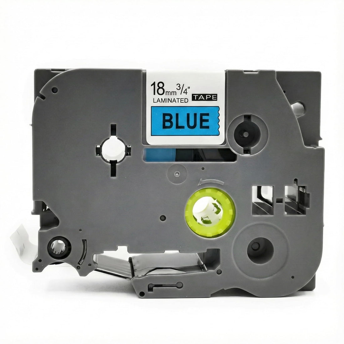 Compatible Laminated Label Tape Cartridge TZ-541 18mm Black on Blue for Brother Label Printer P-Touch