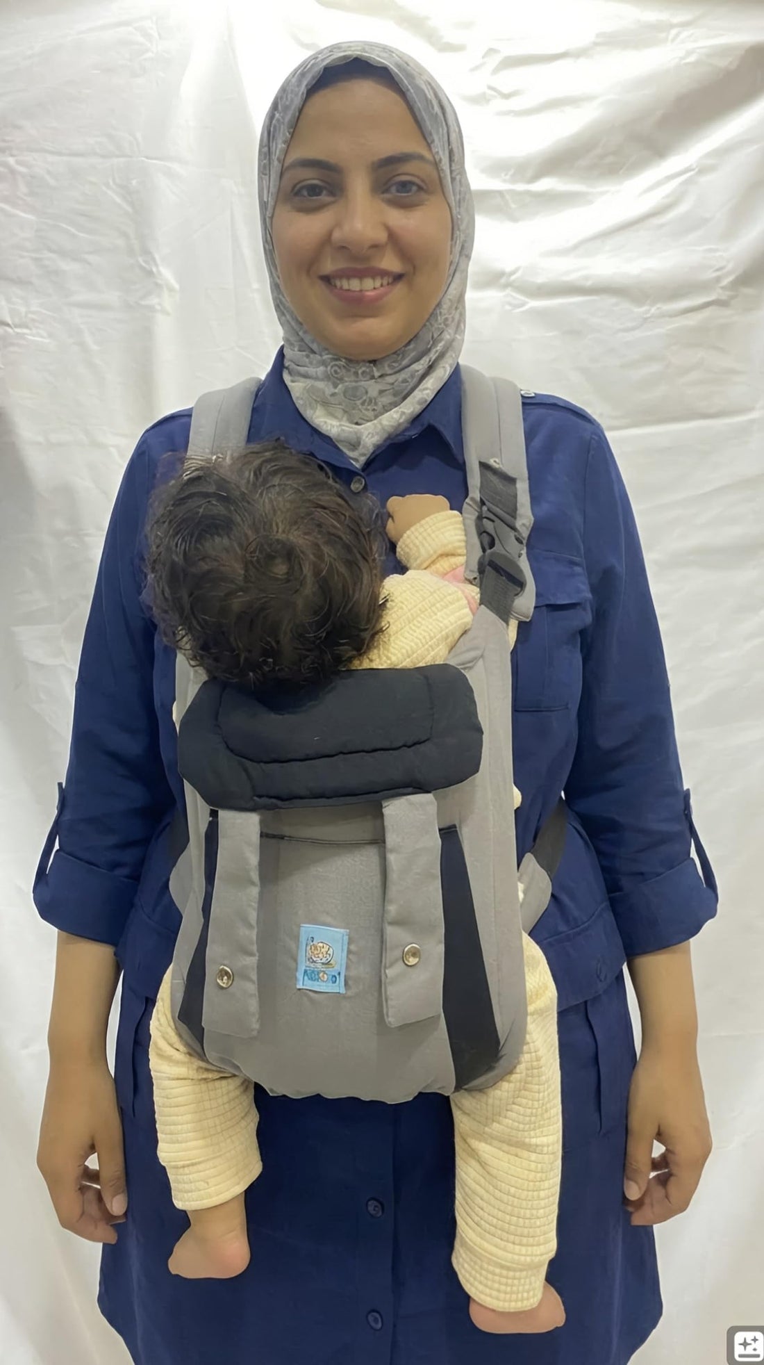 Nunu Kangaroo Healthy Baby Carrier (Grey)