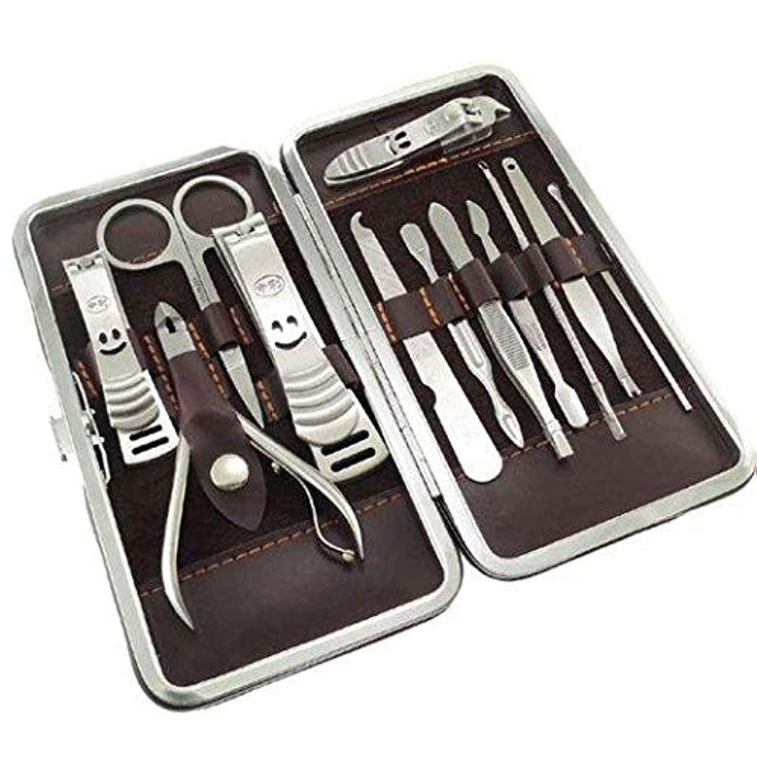 Nail Care Personal Manicure & Pedicure Set Travel & Grooming Kit- 12 Piece