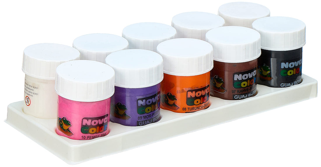 Nova color nc114 gouache colors - set of 10