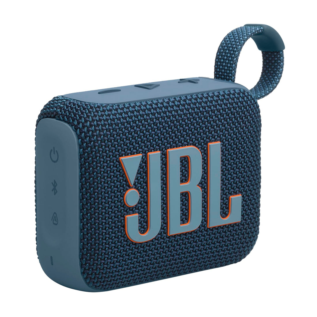 JBL Go 4 in Blue - Portable Bluetooth Speaker Box Pro Sound, Deep Bass and Playtime Boost Function - Waterproof and Dustproof - 7 Hours Runtime