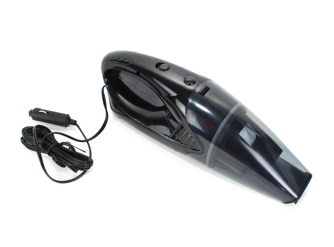 Generic Vacuum Cleaner, Works in car cigarette port for all cars 80W, 12V, Black