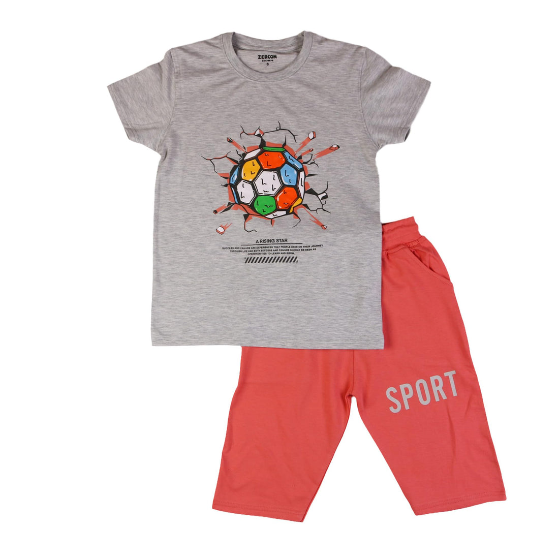 Zercon Summer Pajama Set for Boys 8135_6-12 years