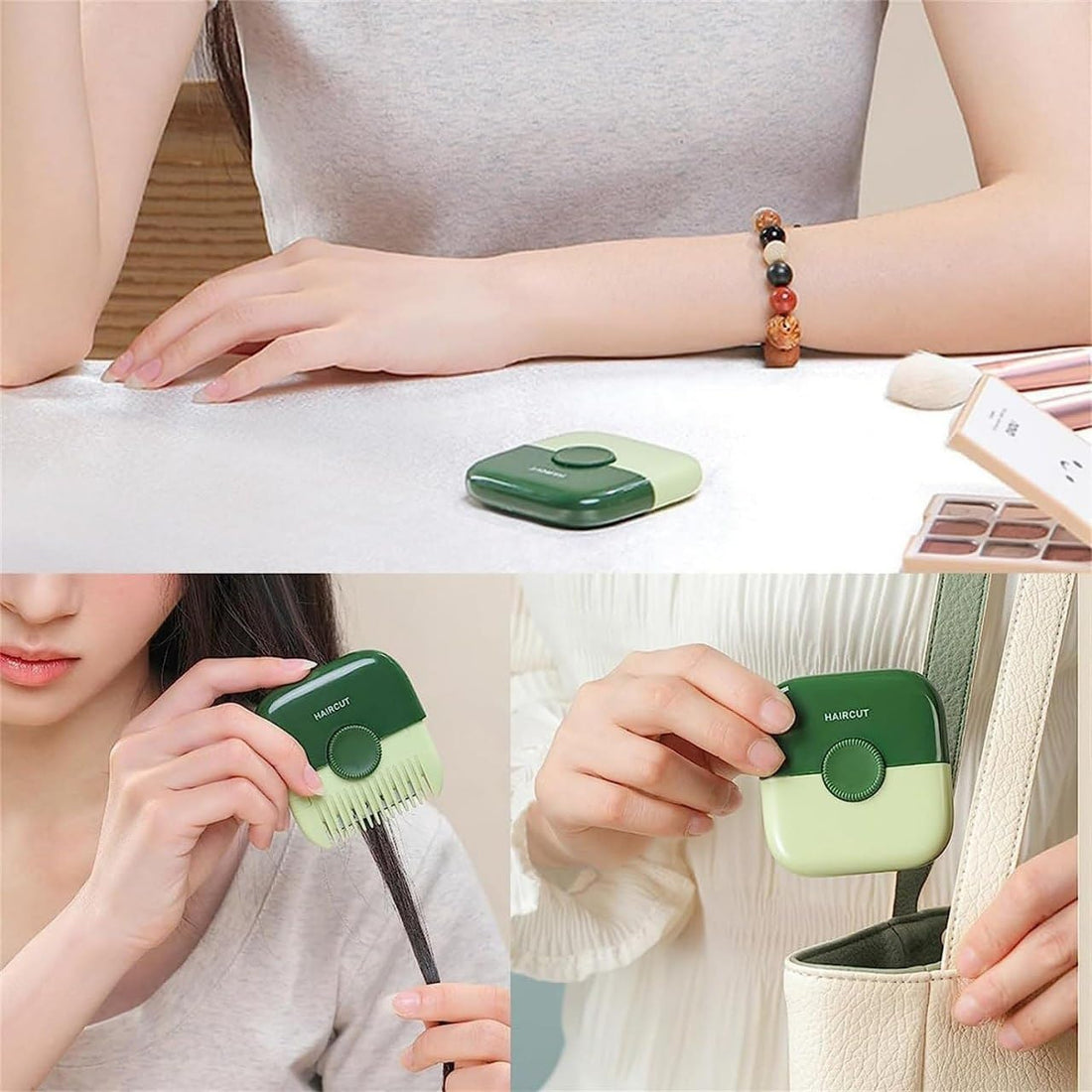 Triumpkt Truevel The Wonder Comb That Changes Your Life! for Kids and Adults! Razor and Comb with 2 Blades, Easy to Use & Safety, Easy to Tying Hair Generic