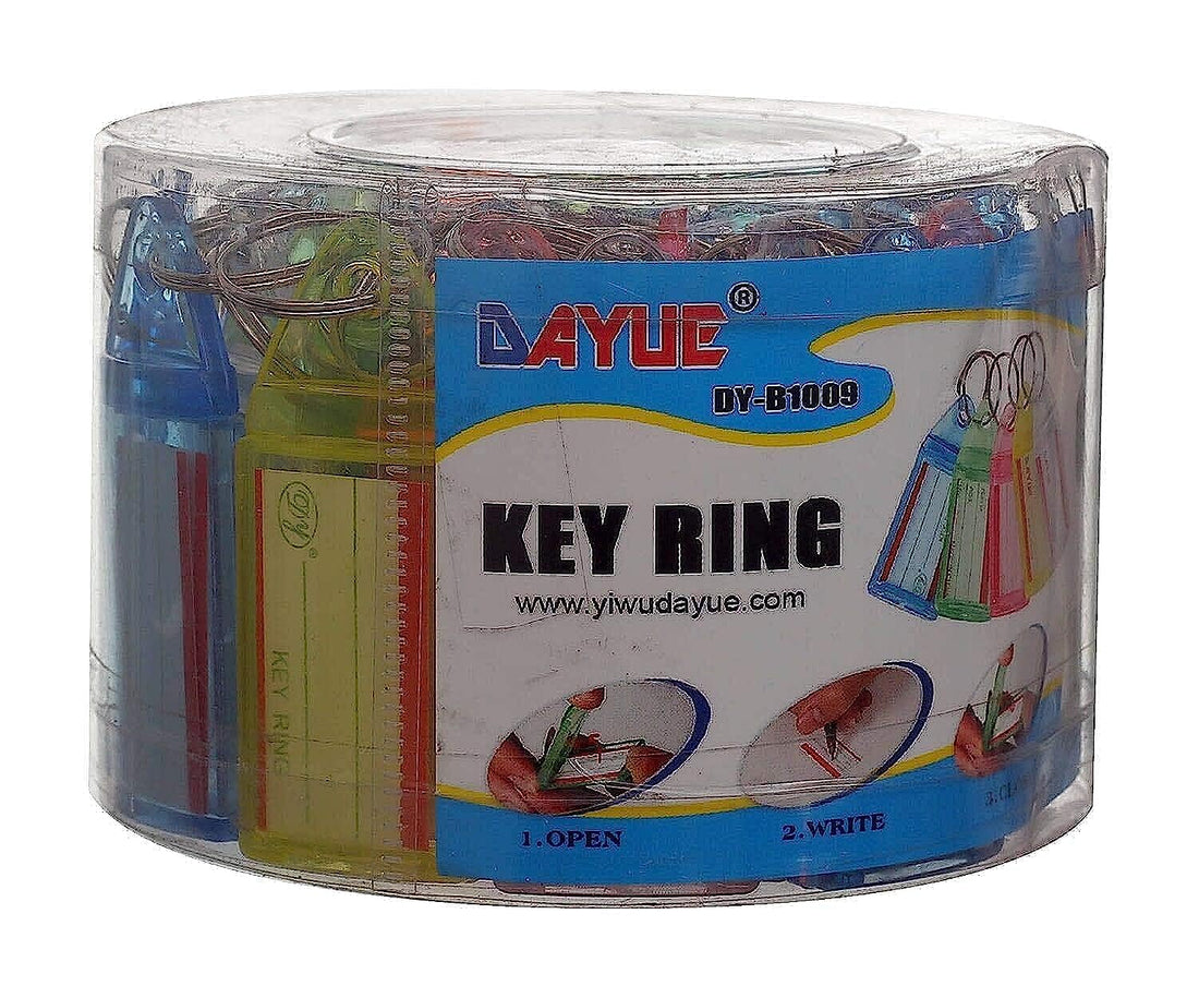 Plastic key Chains Multi Features 4 cm - Multi Color