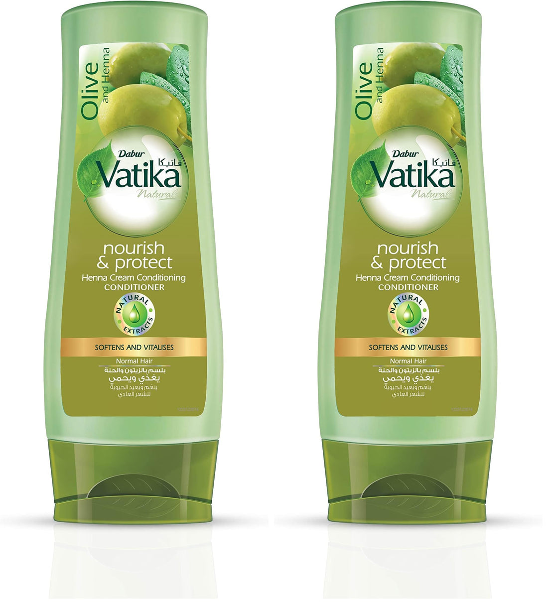 Vatika Naturals Moisture Treatment Conditioner (180mL) | Natural Extracts Enriched with Almond and Honey | Deep Nourishment For Dry and Frizzy Hair (Pack of 2)