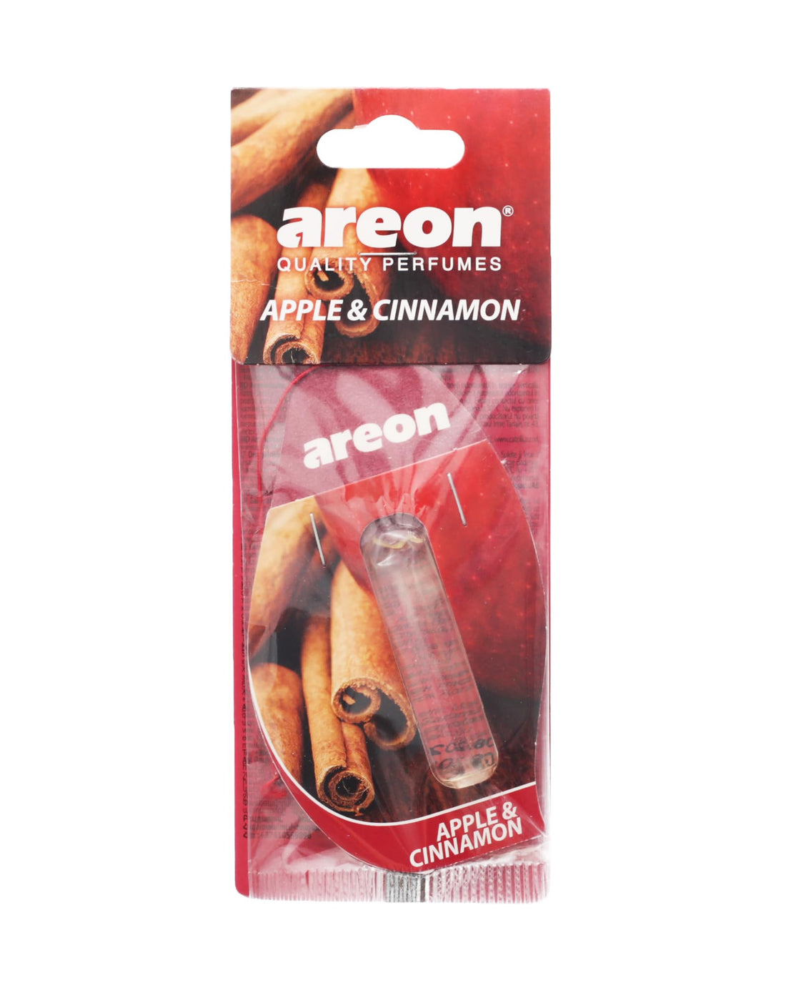 Areon Liquid Car Air Freshener, 5ml Gold - Apple Cinnamon Scent for a Cozy and Inviting Driving Atmosphere