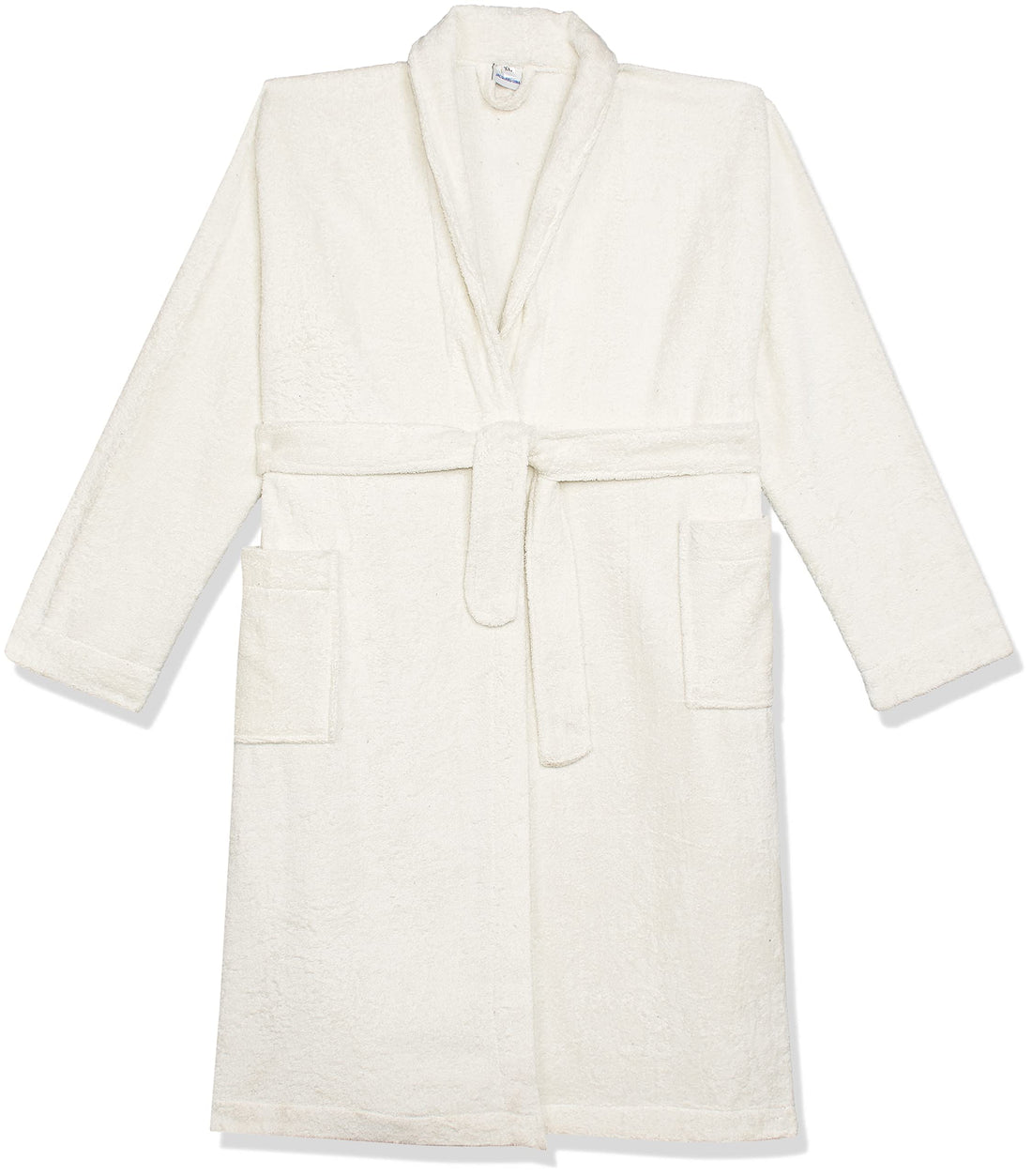 Egyptian Bathrobe in Off White (White Dune) - 100% Cotton, Quick-Dry, Luxurious Comfort for Spa and Home Use