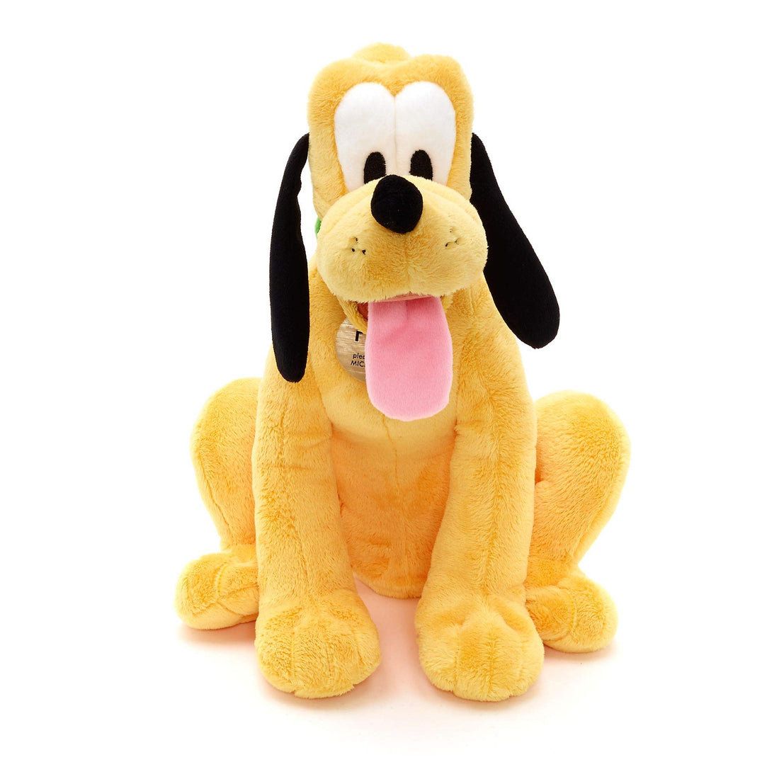 Disney Store Medium Plush Rag Doll, 36 cm/14 inches, Cult Puppy with Dog Tag, Suitable for All Ages