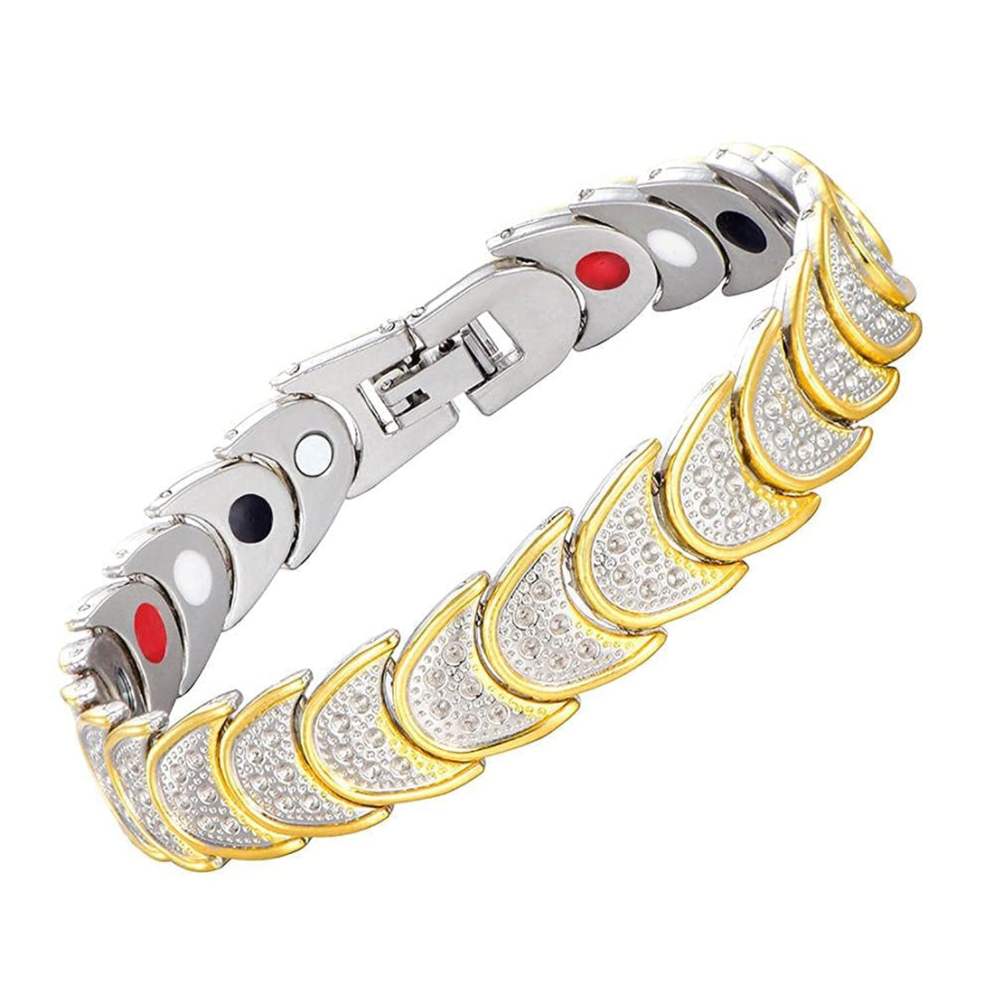 Medical energy bracelet with germanium stone to get rid of negative charges in the body , 2724617811726