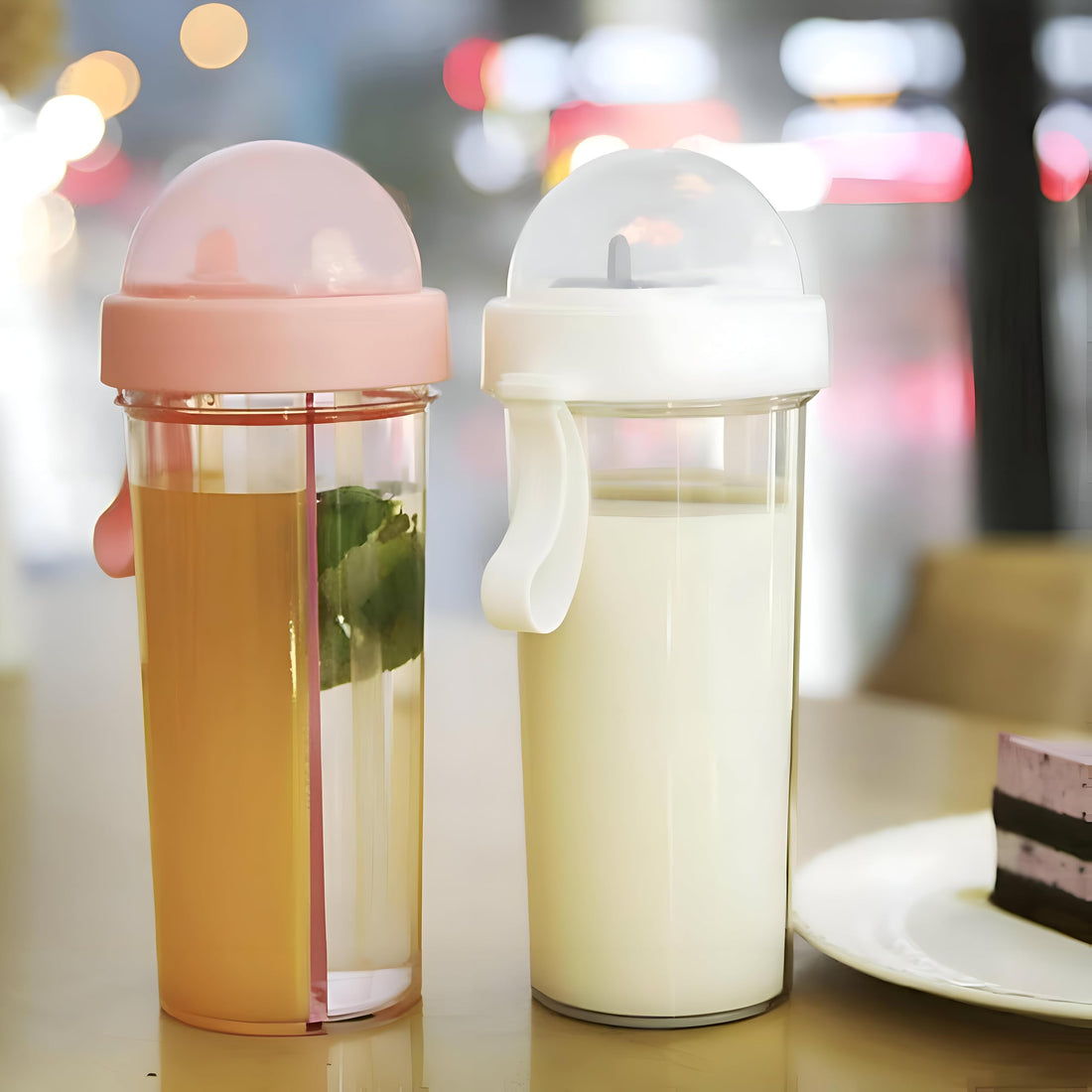 Double Walled Outdoor Mug for Two Unique Drinks, Using High Quality Materials to Ensure Durability (2)