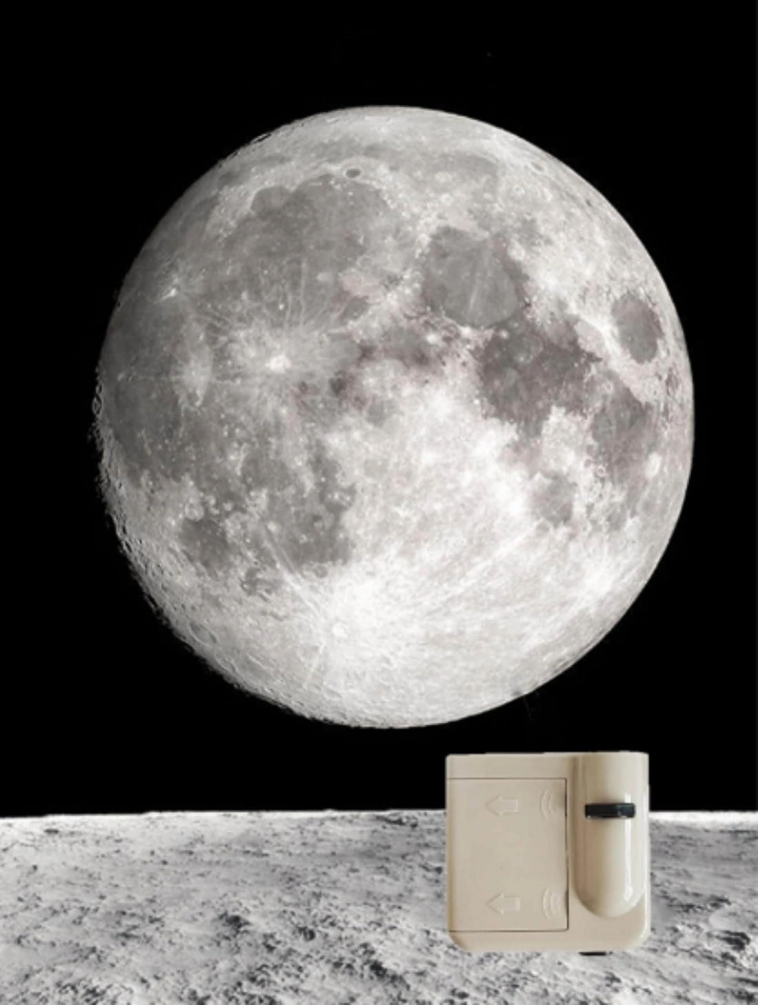 Moon Projection Lamp - Modern Moon Star Projector Lamp Decoration Light for Party Bedroom Photography