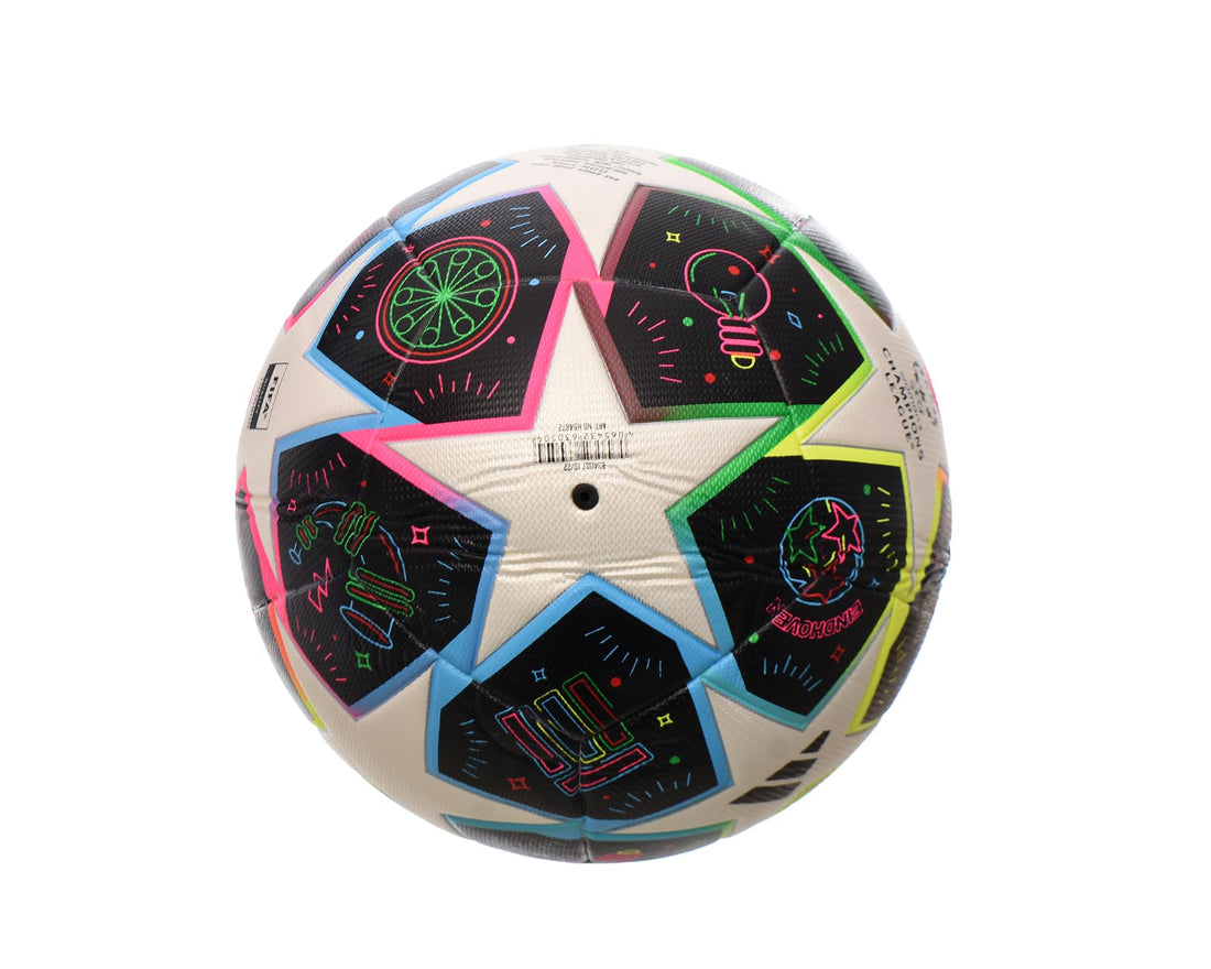 Generic Football European Champions League made with high-grade pvc Match and Training Soccer Ball Thermo Bonded Technology Reinforced Seams, Increased Durability - Professional Series - Multi Color