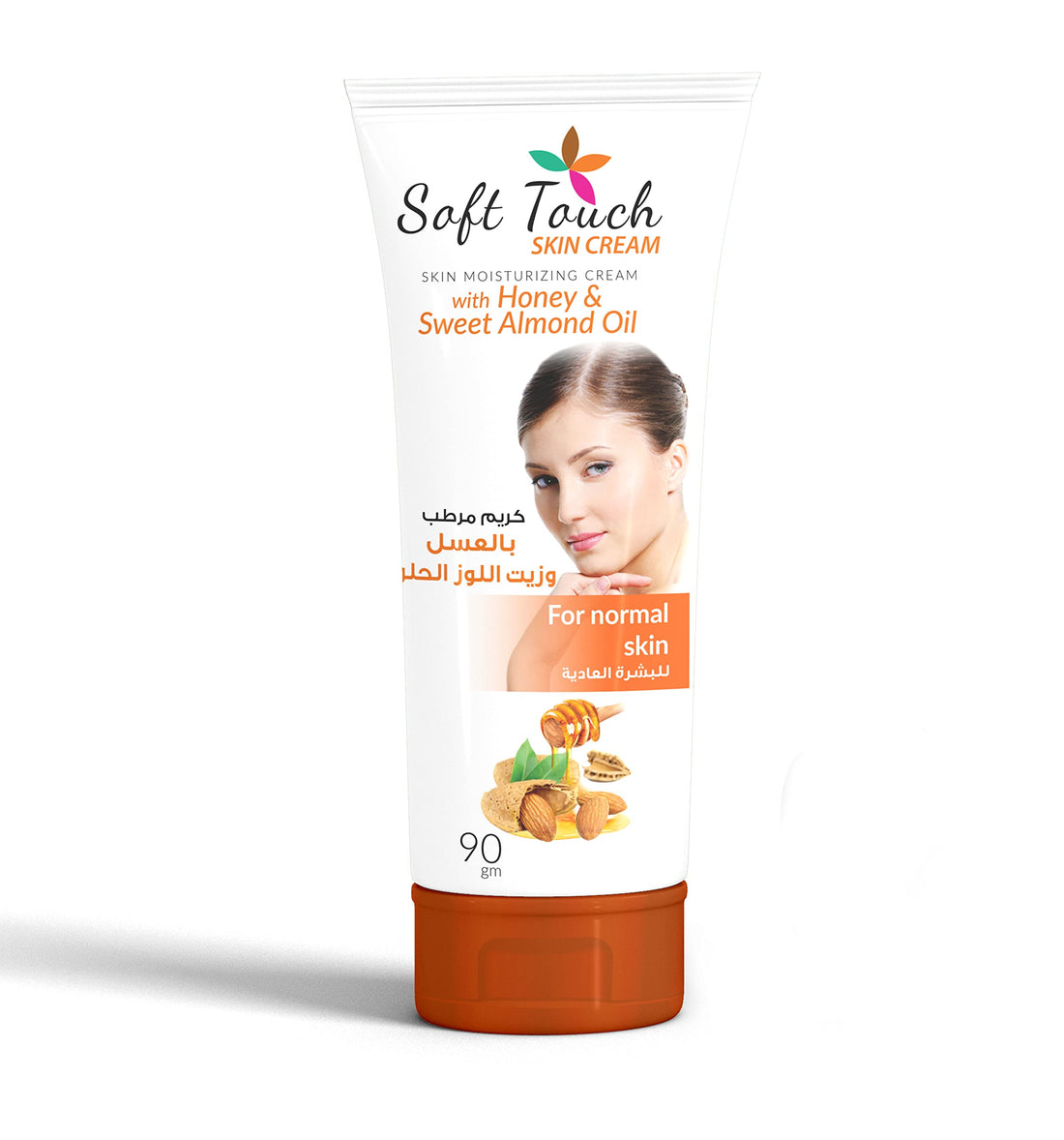 Five fives soft touch skin cream honey & sweet almond oil for normal skin-90gm
