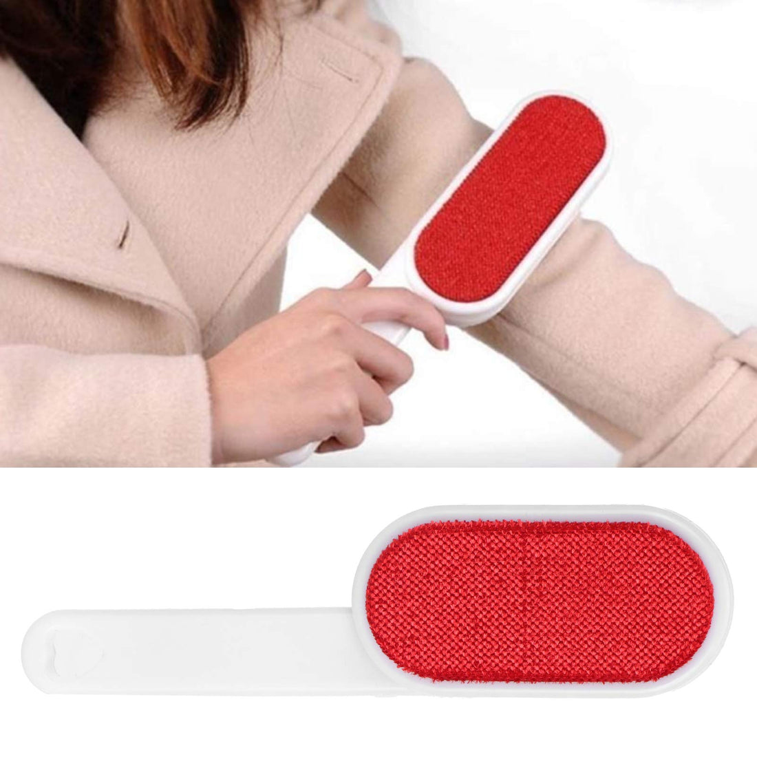 Voluxe Lint Remover Brush, Double-Sided Clothes Clothes Lint Cleaner Reusable for Home for Pets