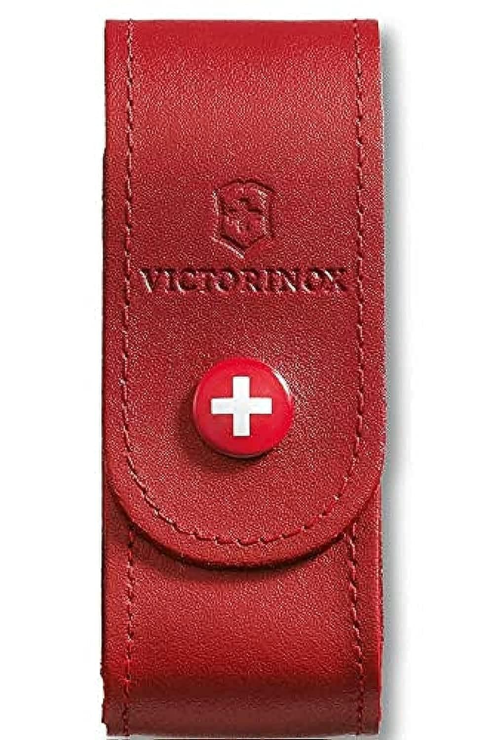 Victorinox Leather Red Multi use