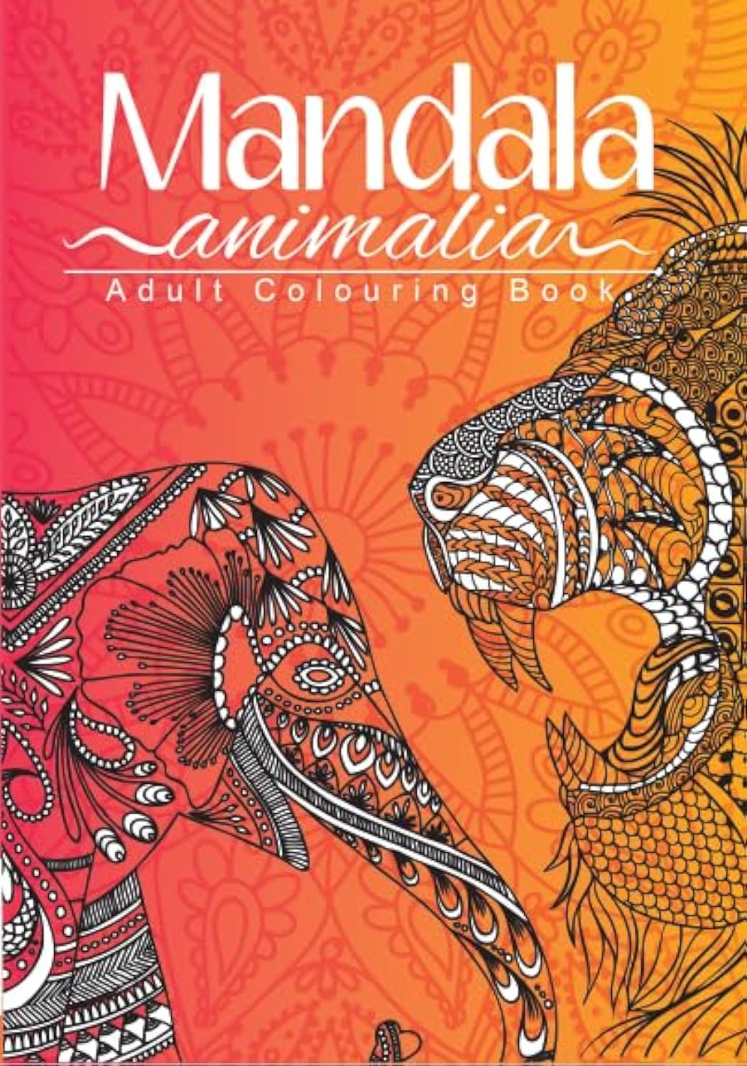 Bedaya Designs Animals Mandala Colouring Book - 20 Pages
