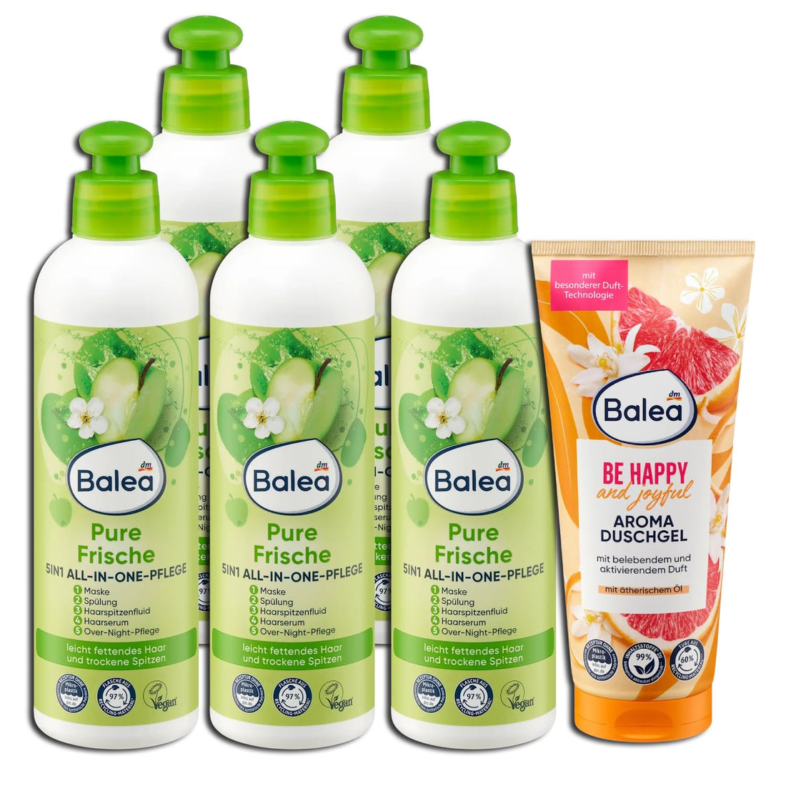 Balea All-In-One Care Pure Fresh 5-in-1, 250 ml Shower Gel