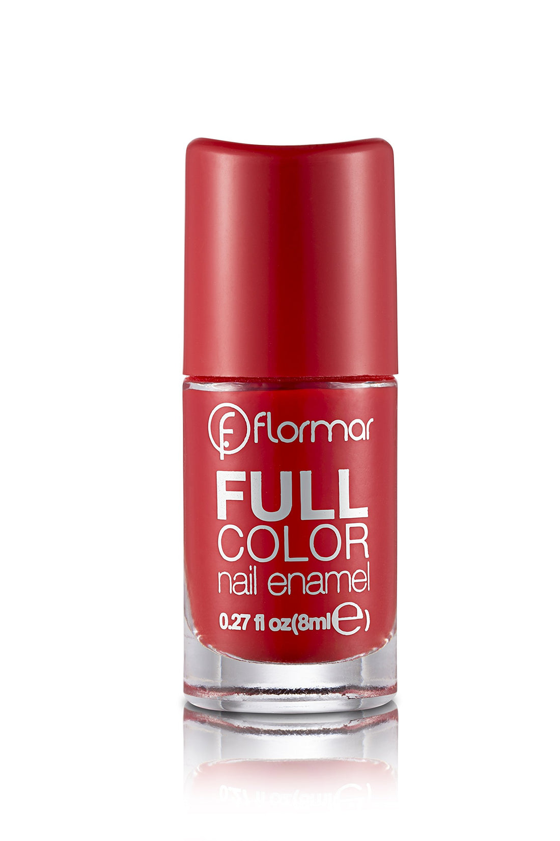 FLOMAR FULL COLOR NAIL ENAMEL 08 OPTIMISTIC RED