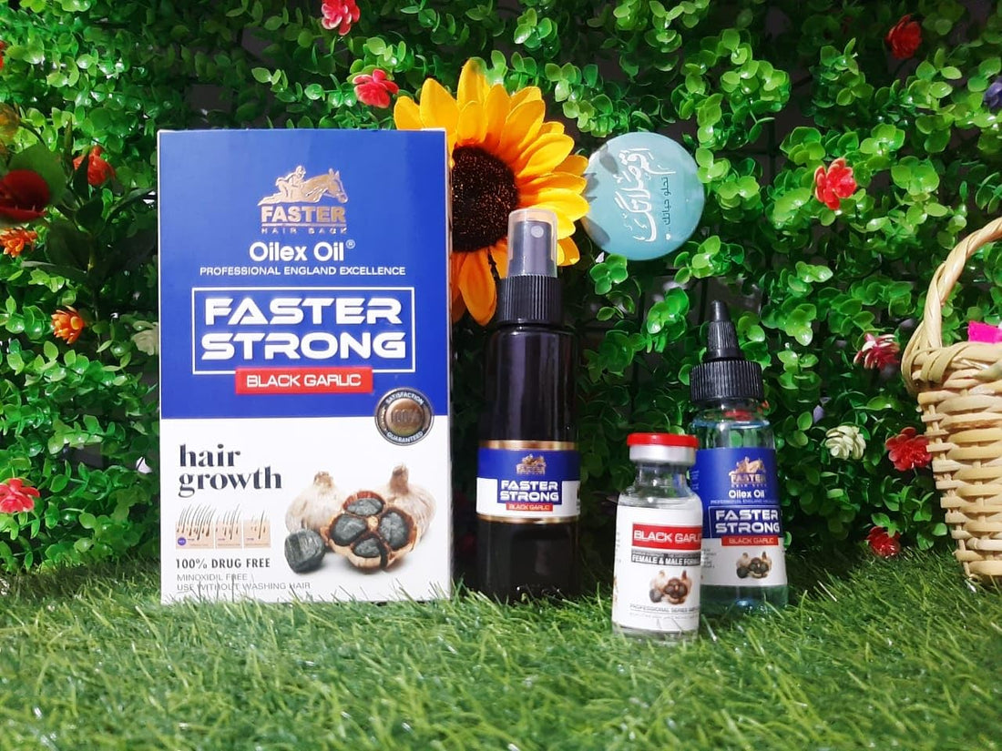 OILX OIL FASTER STRONG BLACK GARLIC