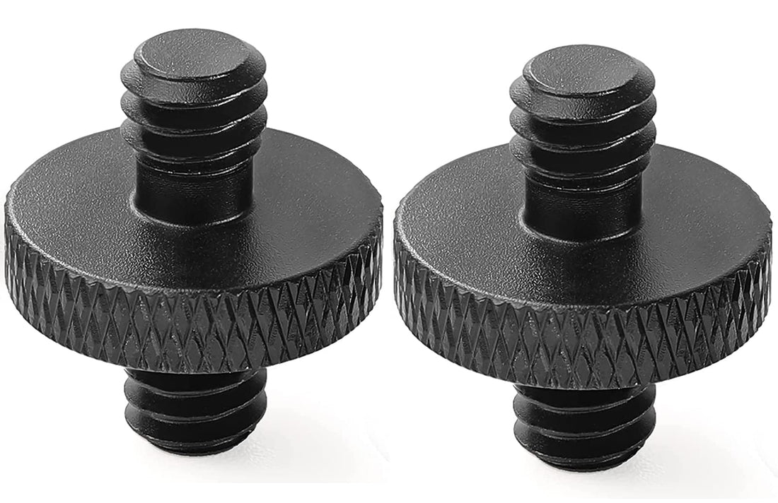 NB NB NB NB NB NB NB NB NB NB NB NB NB NB NB 2 Pack Camera Screw Standard 1/4"-20 Male to 1/4"-20 Male Threaded Tripod Screw Adapter for Camera Tripod Monopod Ballhead Light Stand (1/4-1/4 Male)