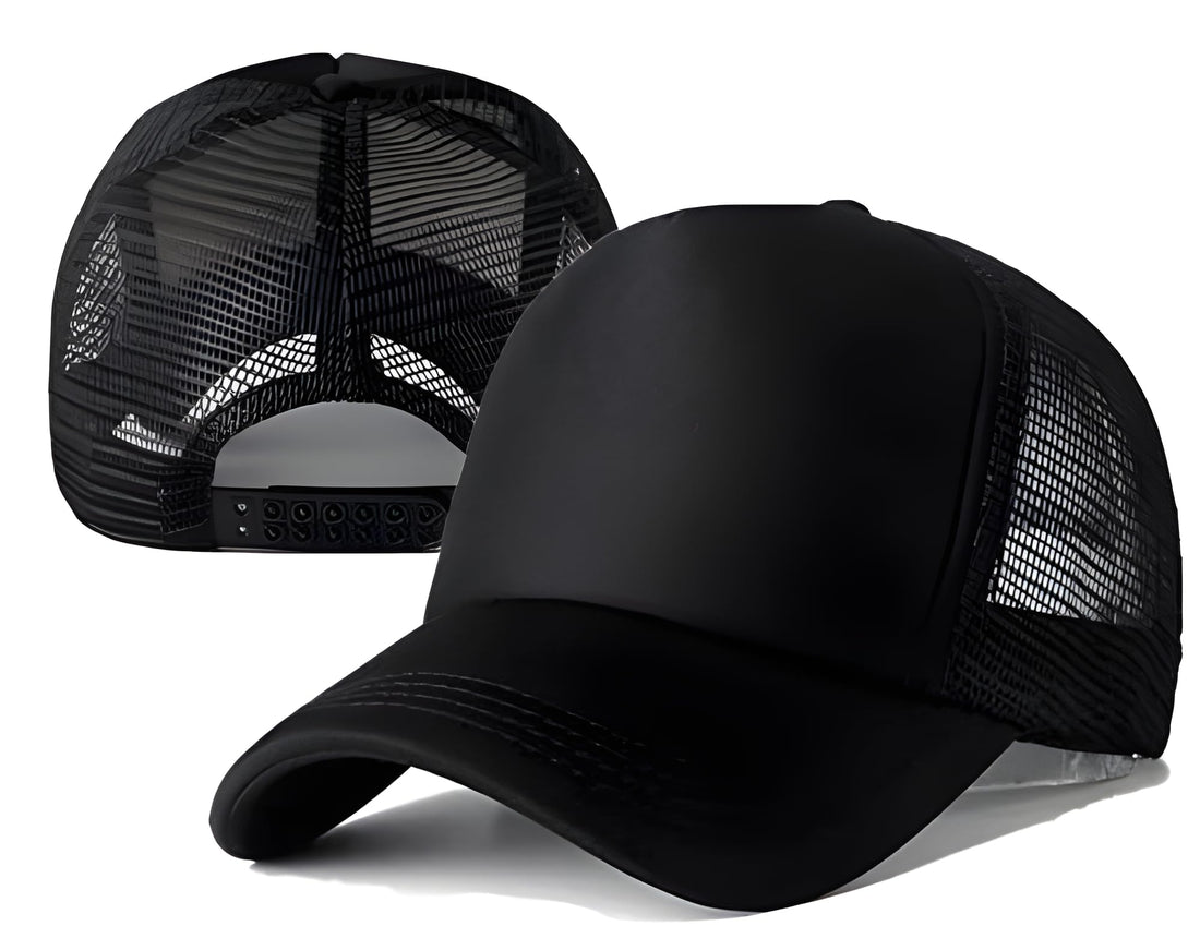 Unisex-Adults 2 Tone Mesh Casual Hat - Fashion Men's Baseball Cap Comfortable and Stylish - White/Brown
