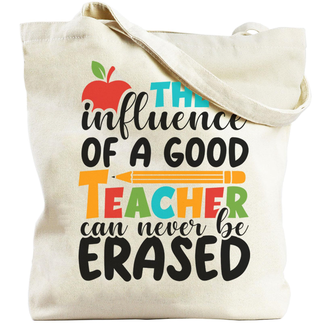 Teacher Tote Bags for Women, Kitchen Reusable Grocery Bags, Teacher Appreciation Gifts for Birthday Christmas