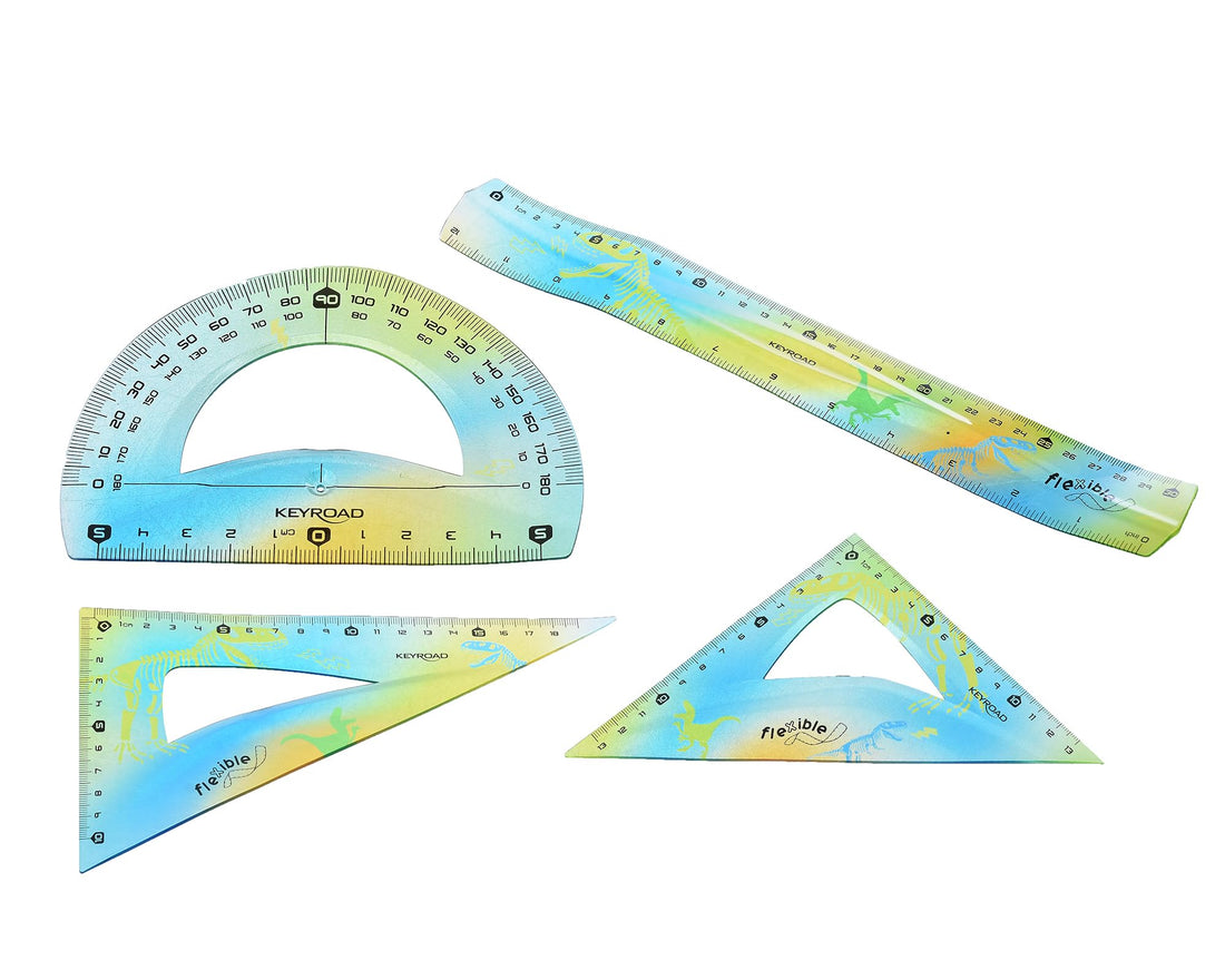 Keyroad geometry set 4 pieces flexible plastic model KR972979