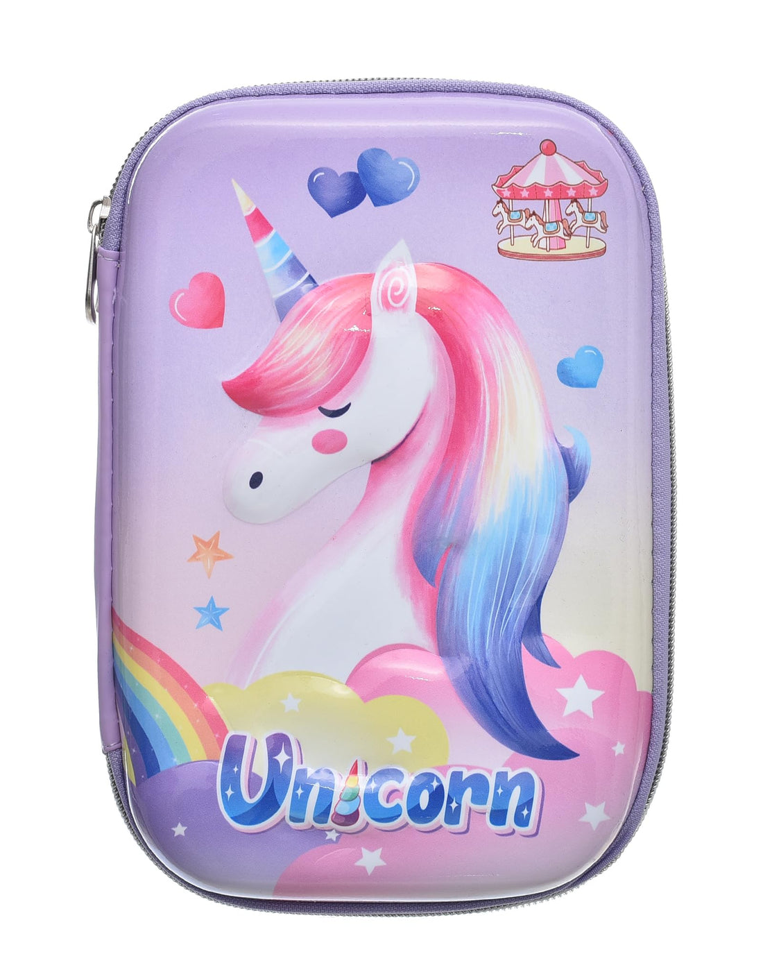 PC-3/6547 Pencil Case With Compact And Lightweight Design Makes It Perfect For On-The-Go Use, Whether At School, Work, Or Traveling 20.5 * 14 * 3.3 - Multi Colour
