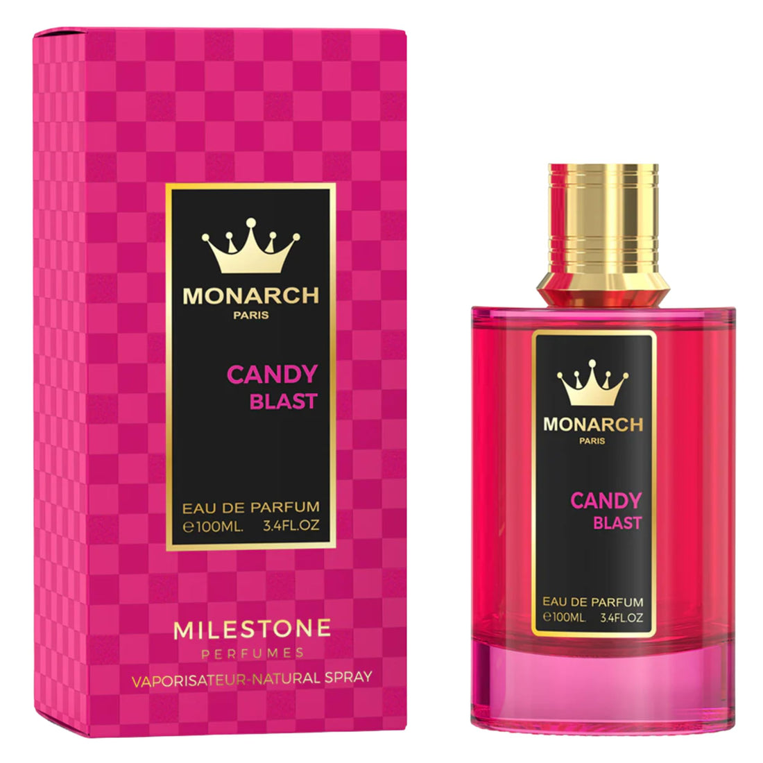 Milestone Eau de Parfum Monarch Paris Candy Blast for Women Spray 100 ml