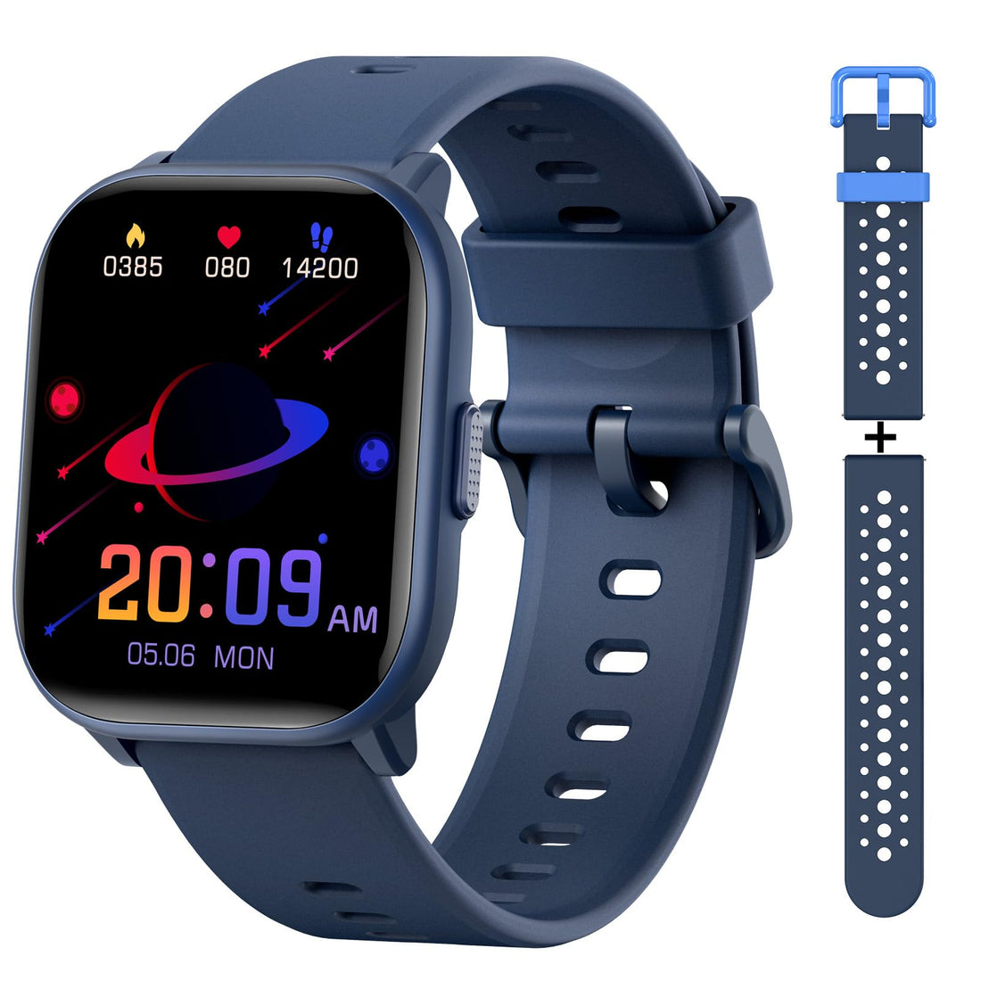 meoonley Kids Watch for Girls Boys with IP68 Waterproof, Girls Watch with 19 Sports Modes, Sleep Tracking, Pedometer, Stopwatch, Kids Activity Tracker, Birthday Gifts for Girls Age 6-15 Years Old