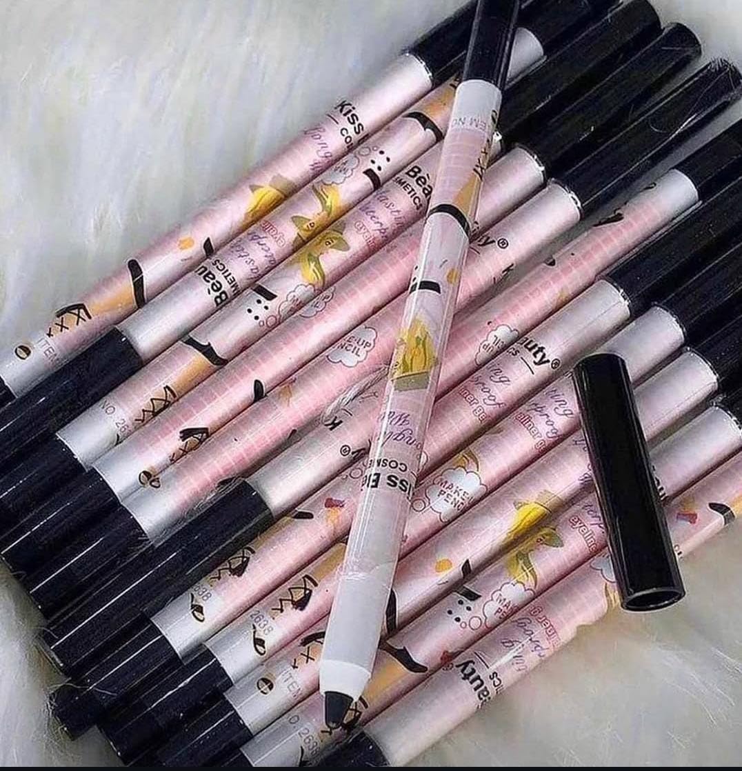 Happy home Black waterproof long lasting eyeliner pencil with a soft and creamy formula 1 piece