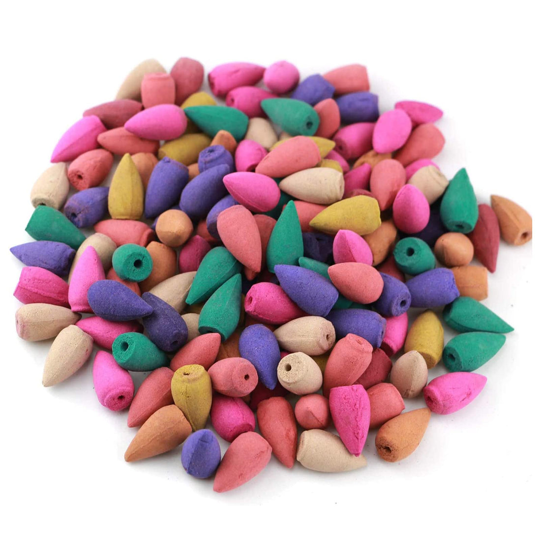 Aromatherapy Incense Cones Mix, Backflow Incense, 100 Pieces Natural Incense Cones Insence Sticks Backflow Incense Cones Backflow Incense Cones Mixed Fragrances Incense Candle