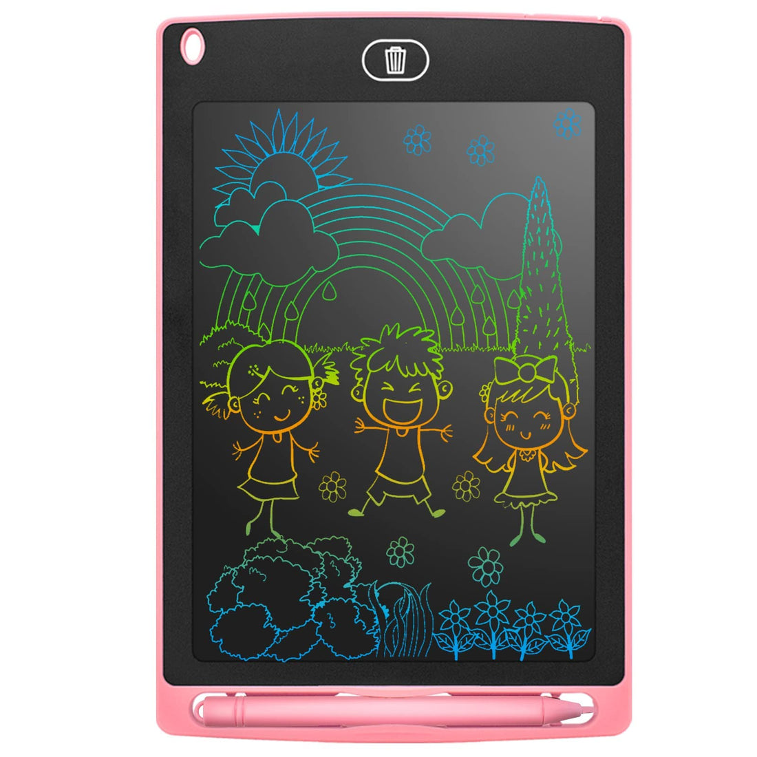 8.5 Inch LCD Writing Tablet, Colorful Doodle Board Drawing Pad for Kids,Learning and Educational Toys for 3+ Year Old Girls