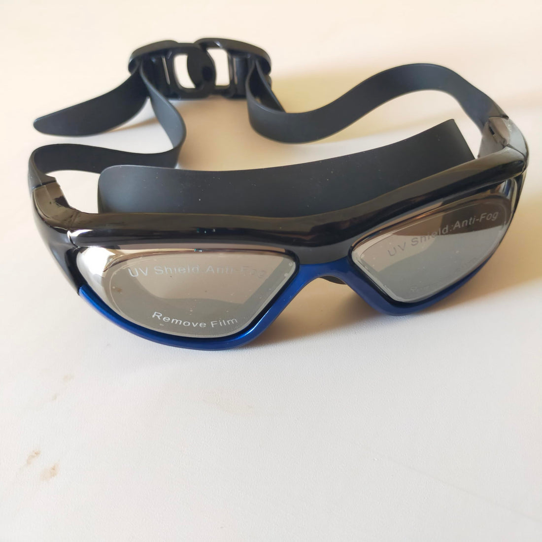 Speed UV shield (Anti-Fog), Leakproof Swim Goggles with UV Protection, Adjustable Wide Strap for Women, Men, Youth, Kids