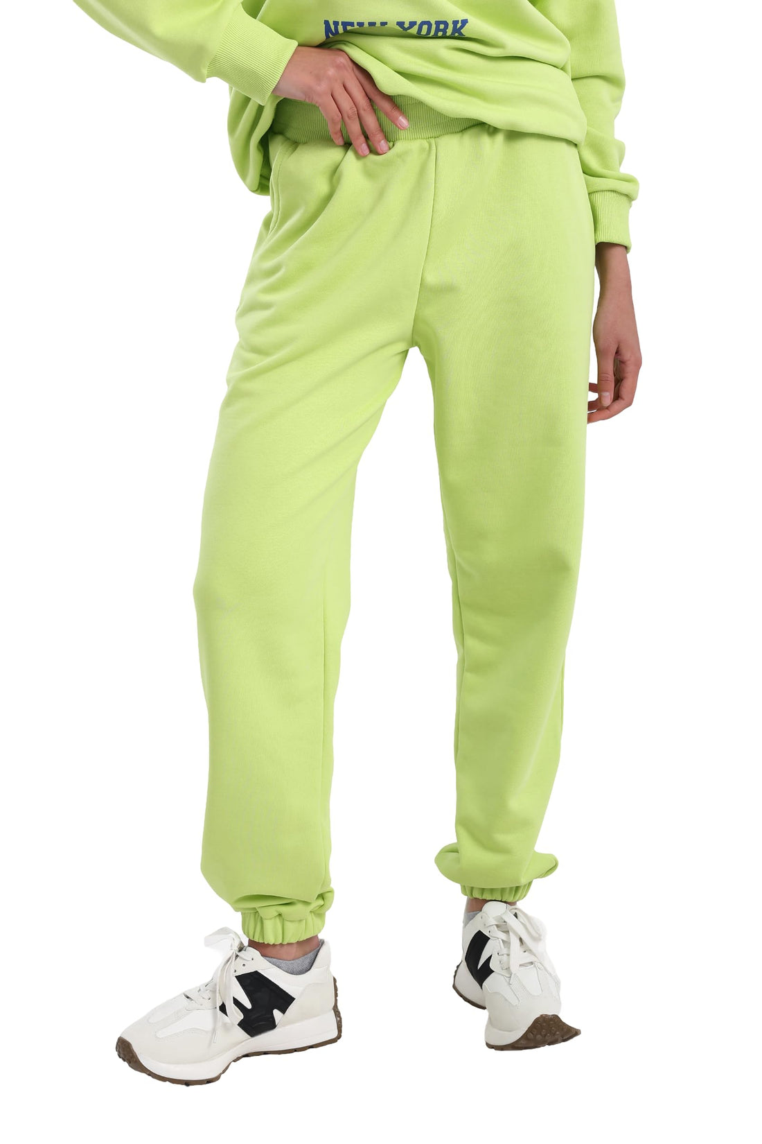 CARINA Womens Pistache Milton Lounge Pants Casual Pants