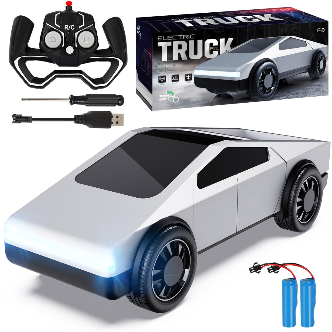 1:24 RC Car Toys - All Terrain High Speed Remote Control Car with Light and Loadspace, Electric Vehicle Toys for Kids, Gifts for Kids, Boys and Girls