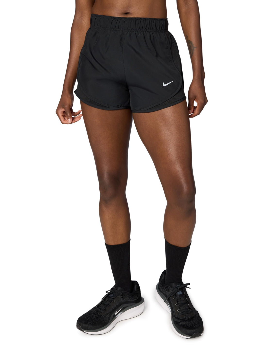 Nike womens Tempo Dri-fit Mid-rise Brief-lined Running Shorts Shorts
