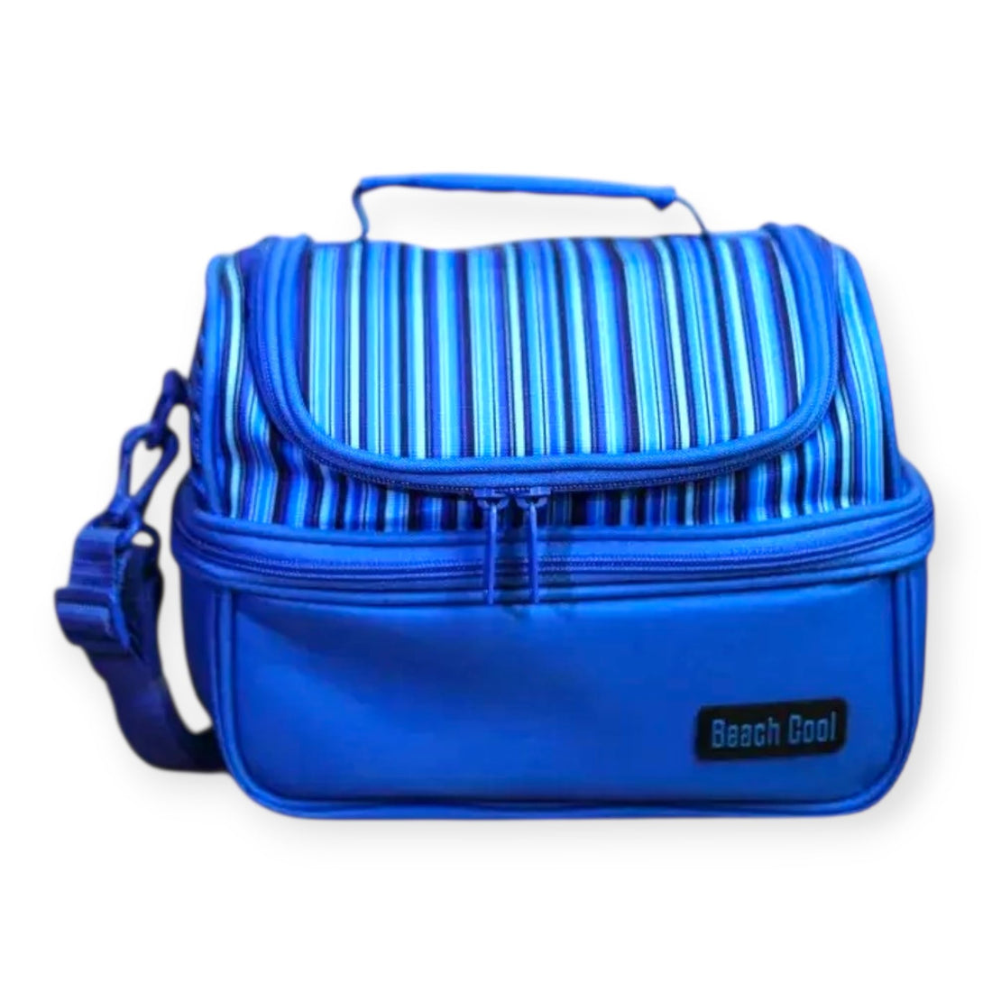 Beach Cool Lunch Bag - Double Tier - 7 Liter - Blue