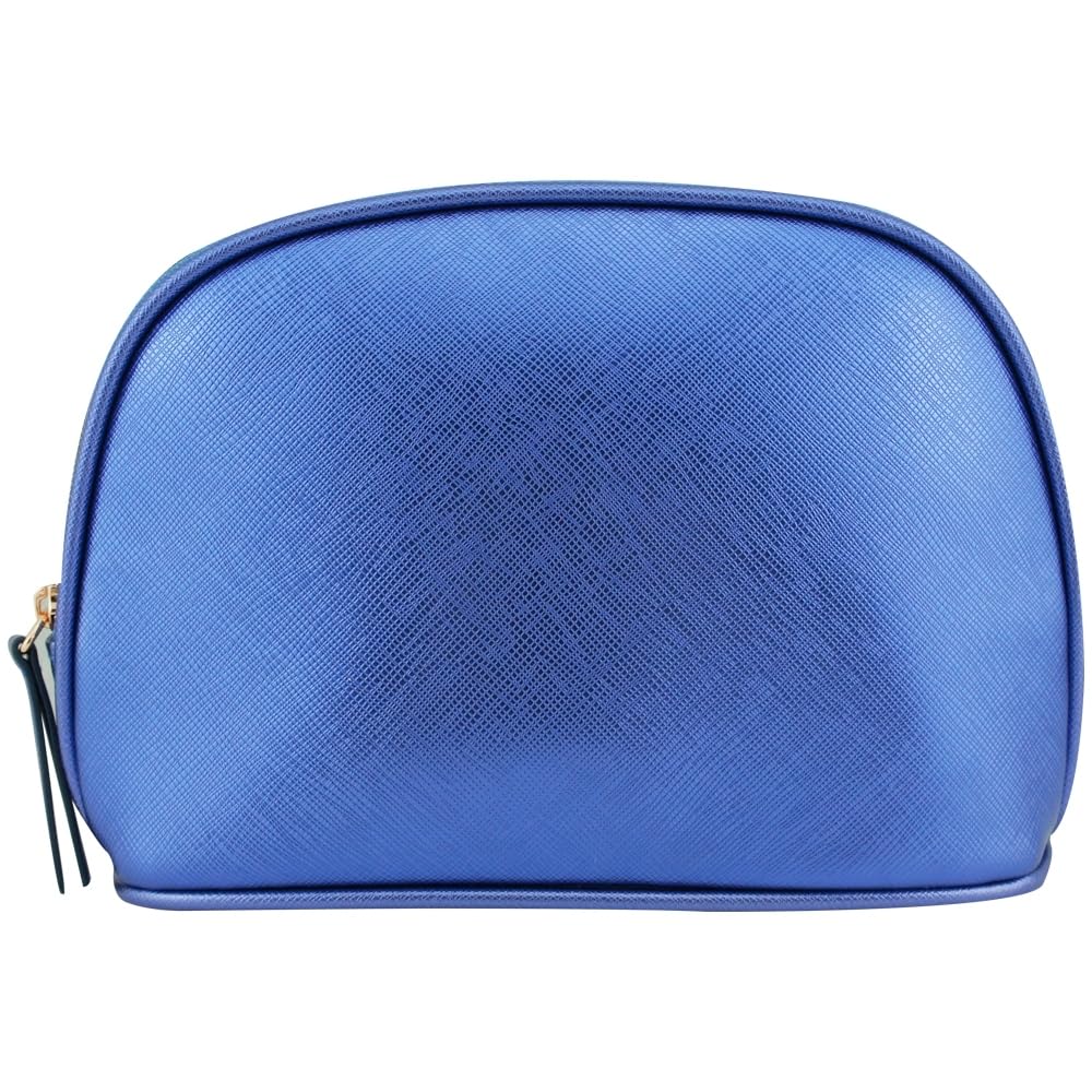 lamer faux saffiano leather cosmetic make up bag شنطه ميكب قماش متين