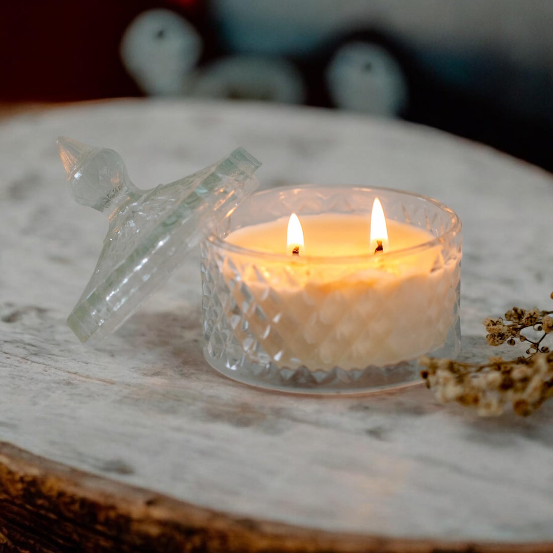Scented candle - crystal Jar 200G