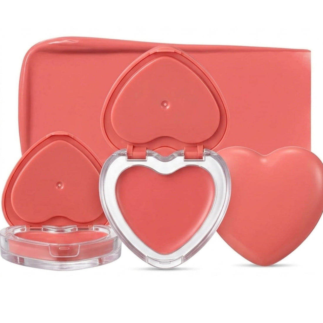 Blush, Creamy & High-Pigment Formula Matte Blush Cream Makeup, Blushes Lip and Cheek Dual, Natural Lasting (05)