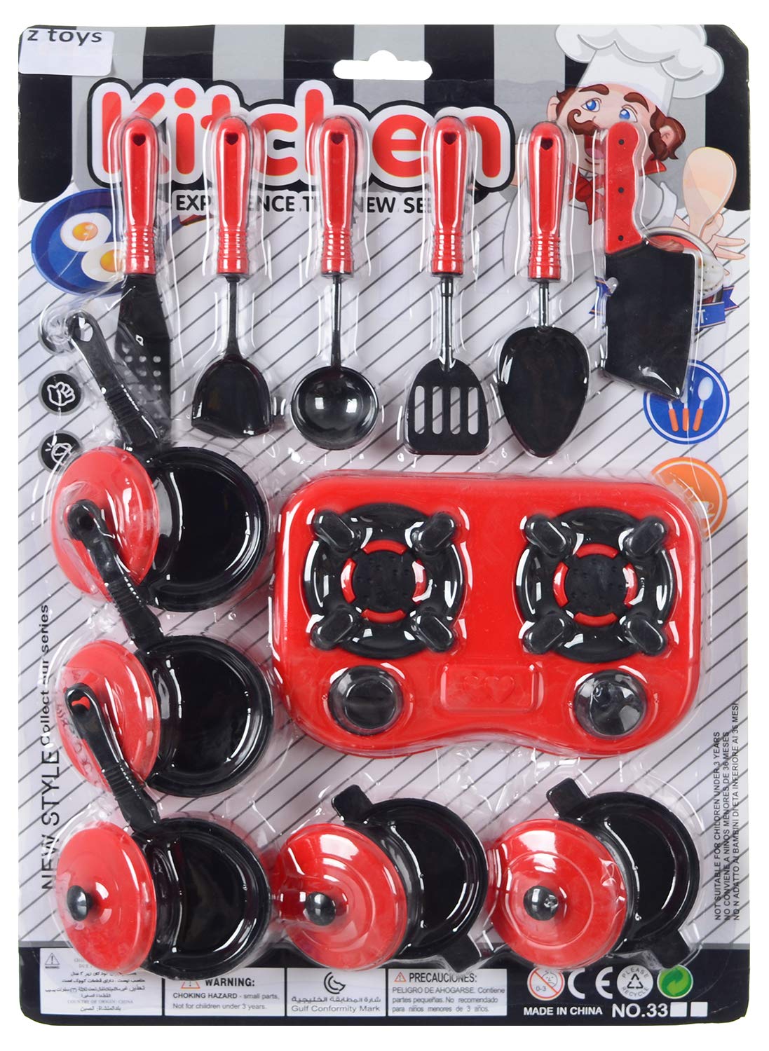Kitchen Stove Set For Unisex, Multi Color