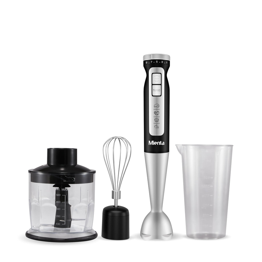 Mienta - Hand blender TURBO Plus - 1000W - HB111438A