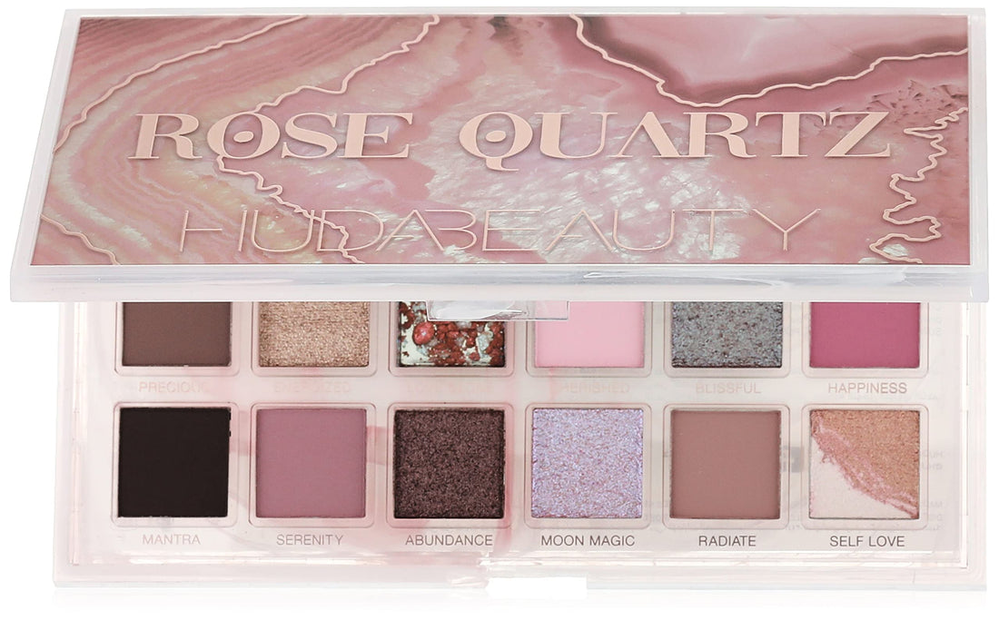 Huda Rose quartz eyeshadow palette