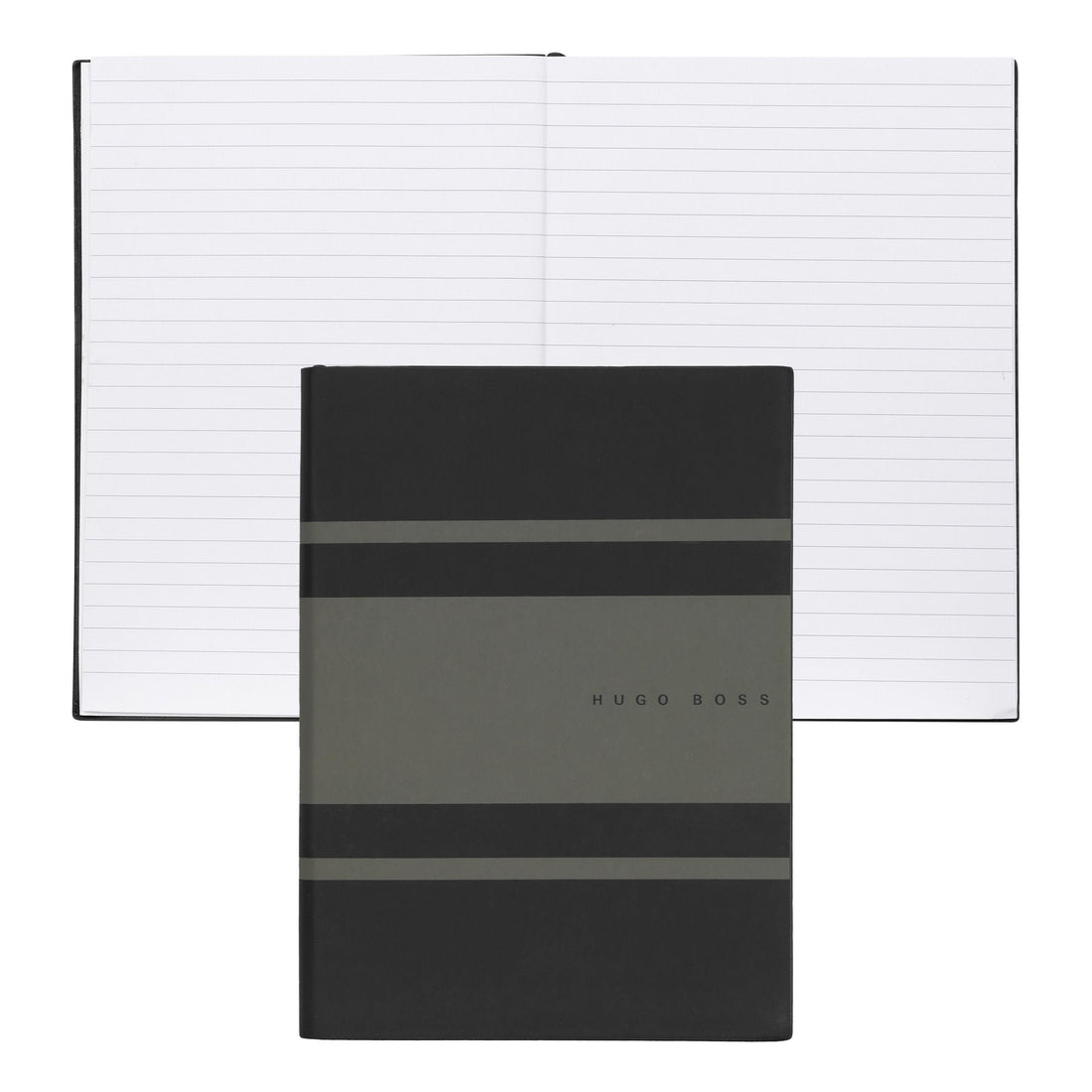 Hugo Boss Notebook A5 Essential Gear Matrix Khaki Lined