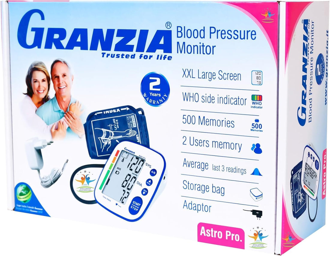 Granzaya Astro Pro Blood Pressure Monitor with Original Charger