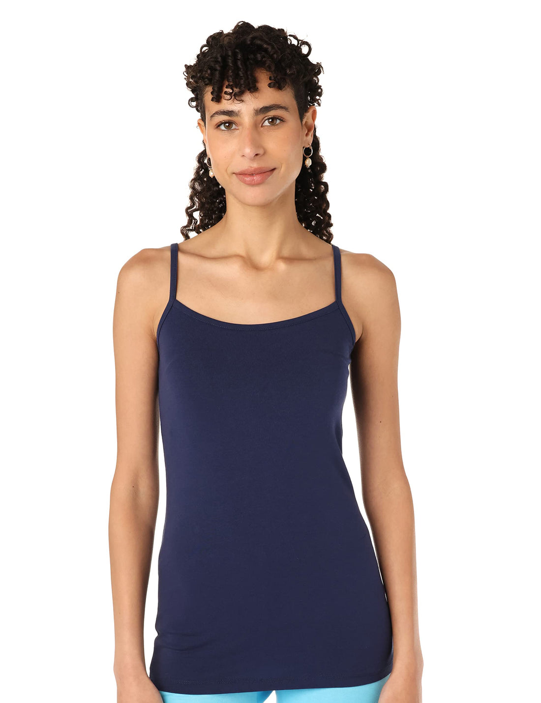 Dice Daily Tank Top for Women - Navy, S- Fitted
